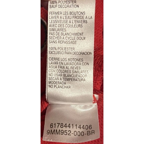 VTG Nike Boston Red Sox Matsuzaka #18 Button Up Baseball Jersey Childs M Red - Picture 8 of 8